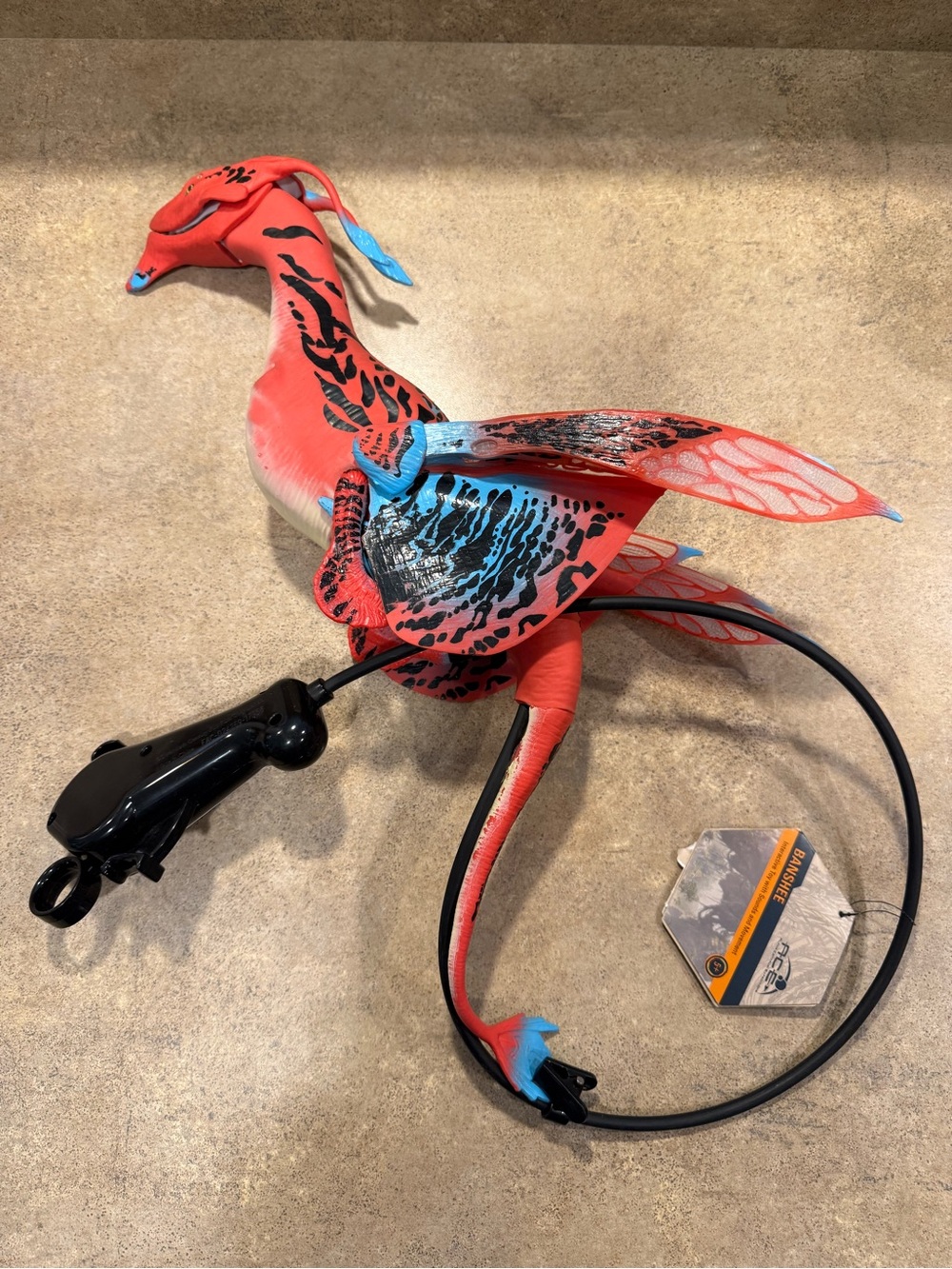 Disney Pandora Avatar Banshee Rookery Red & Blue - Movement Works - No Sound